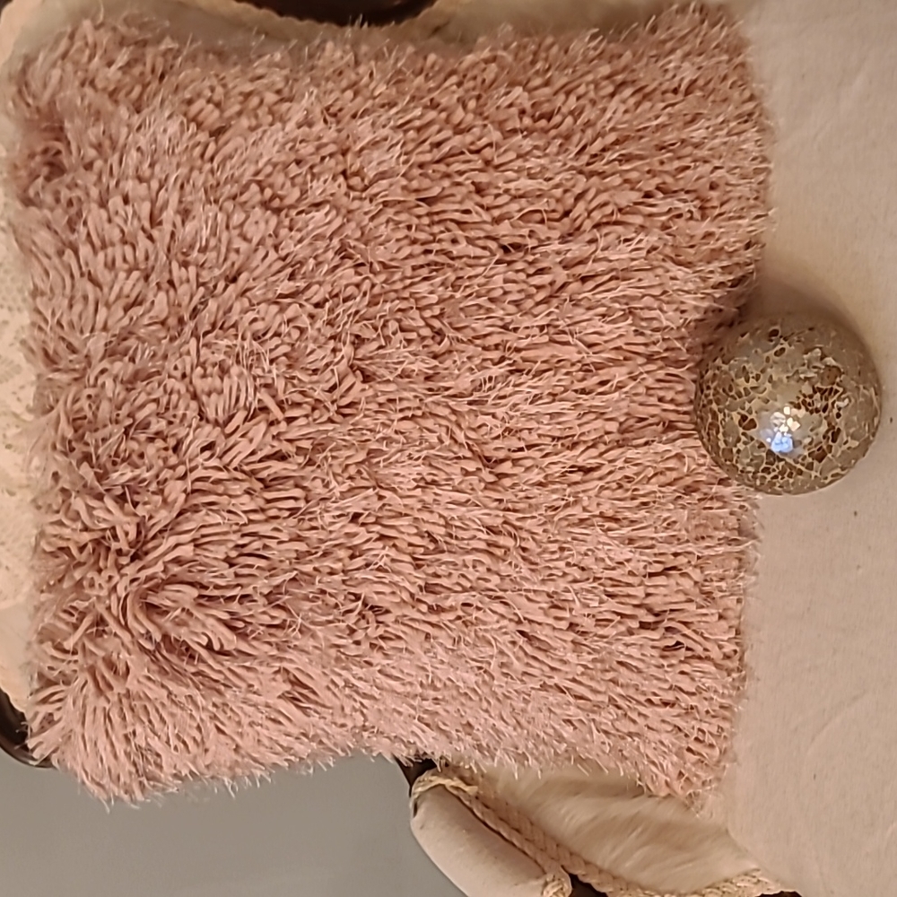 Celebrity Home Pillow and glass ball.